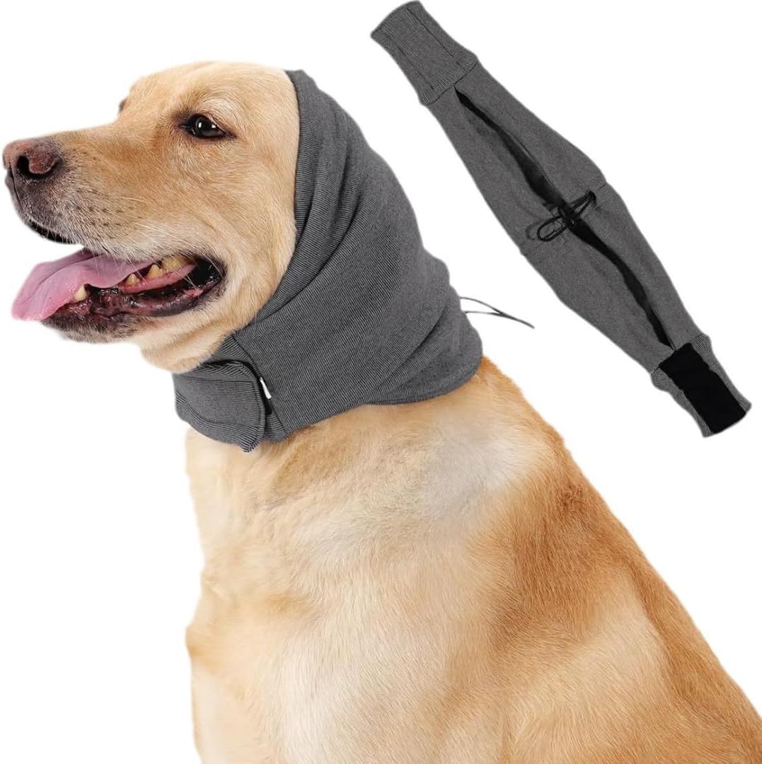 Dog Calming Hoodie - Anxiety Relief Ear Wrap